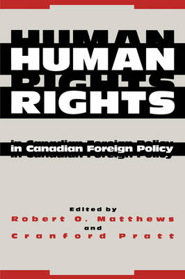 Book cover for Human Rights in Canadian Foreign Policy