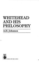 Book cover for Whitehead and His Philosophy