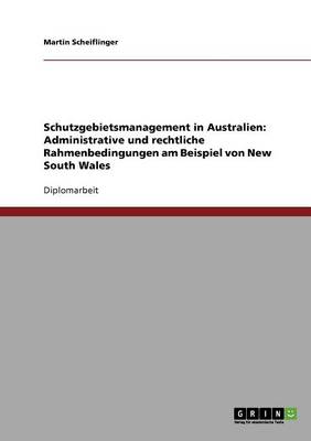 Book cover for Schutzgebietsmanagement in Australien