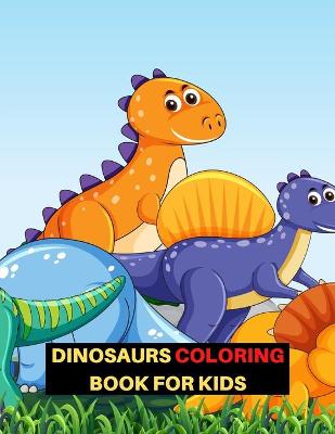 Book cover for Dinosaur coloring book