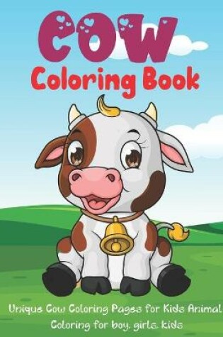 Cover of Cow Coloring Book