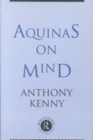 Cover of Aquinas on Mind