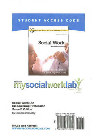 Cover of MyLab Social Work -- Standalone Access Card -- for Social Work