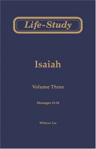 Book cover for Life-Study of Isaiah Vol. 3