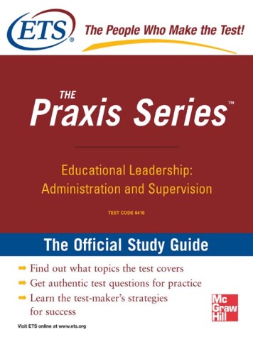 Book cover for Educational Leadership: Administration and Supervision: Study Guide