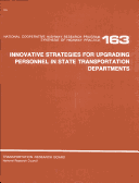 Cover of Innovative Strategies to Upgrade Personnel in State Transportation Departments