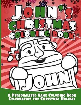 Book cover for John's Christmas Coloring Book