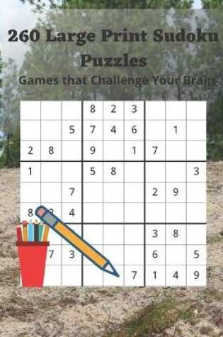 Cover of 260 Large Print Sudoku Puzzles