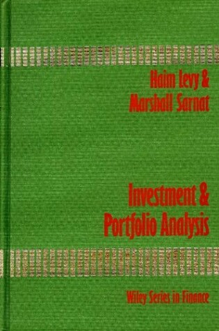 Cover of Investment and Portfolio Analysis