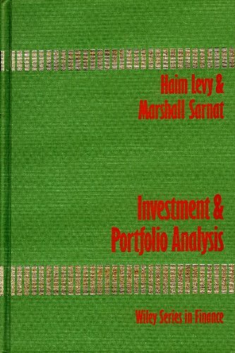 Cover of Investment and Portfolio Analysis