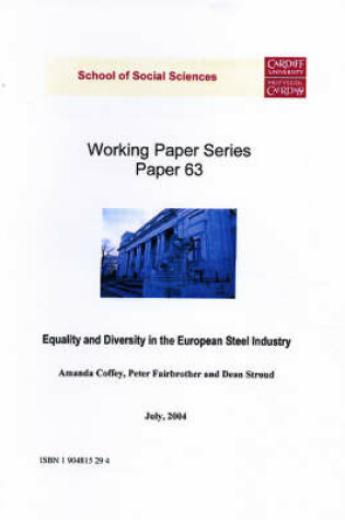 Cover of Equality and Diversity in the European Steel Industry