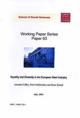 Book cover for Equality and Diversity in the European Steel Industry