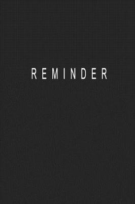 Book cover for Reminder