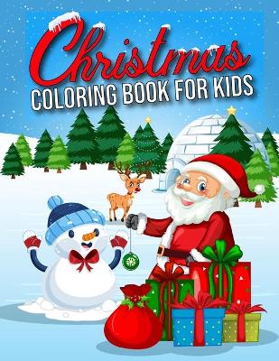 Book cover for Christmas Coloring Book for Kids