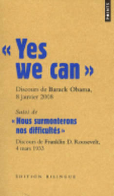 Book cover for Yes we can! Discours de Barack Obama a Nashua