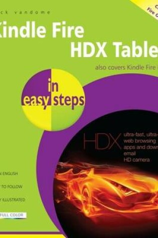 Cover of Kindle Fire HDX Tablet in Easy Steps