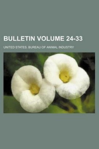 Cover of Bulletin Volume 24-33