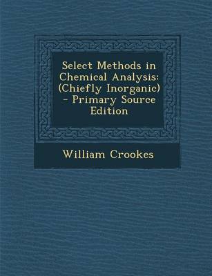 Book cover for Select Methods in Chemical Analysis