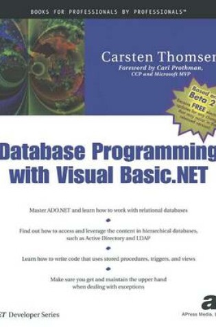 Cover of Database Programming with Visual Basic.NET