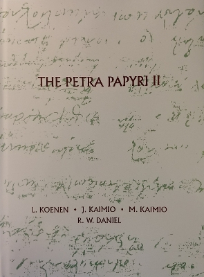 Book cover for The Petra Papyri II