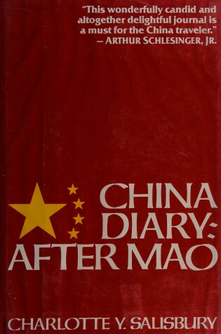 Cover of China Diary, After Mao