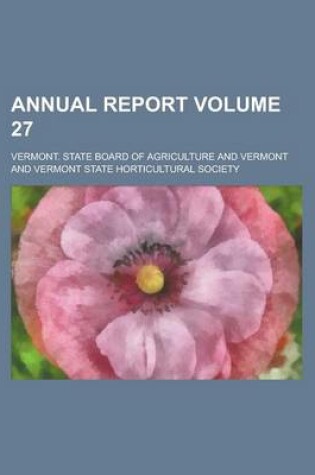 Cover of Annual Report Volume 27