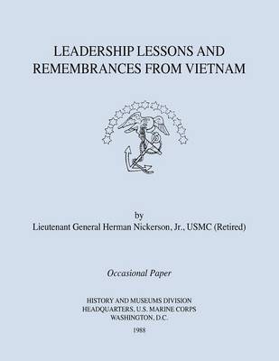 Book cover for Leadership Lessons and Remembrances from Vietnam