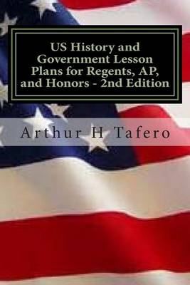 Book cover for Us History and Government Lesson Plans for Regents, AP, and Honors - 2nd Edition