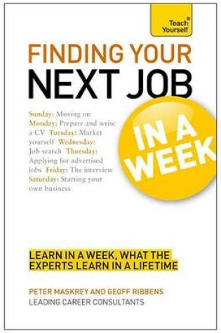 Cover of Finding Your Next Job in a Week: Teach Yourself