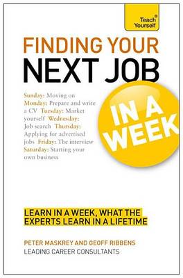Book cover for Finding Your Next Job in a Week: Teach Yourself