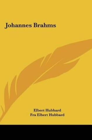 Cover of Johannes Brahms