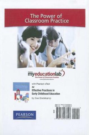 Cover of MyLab Education with Pearson eText -- Standalone Access Card -- for Effective Practices in Early Childhood Education