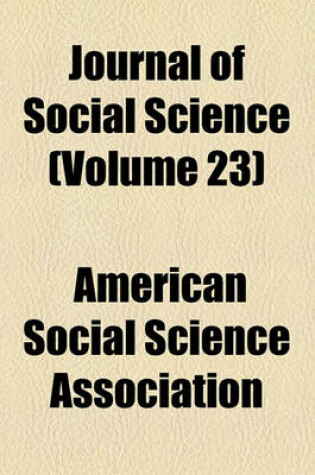 Cover of Journal of Social Science (Volume 23)