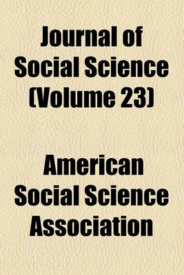 Book cover for Journal of Social Science (Volume 23)