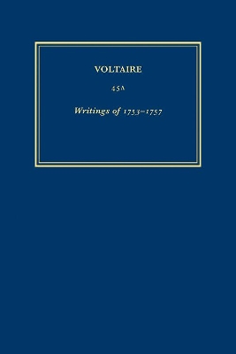 Book cover for Complete Works of Voltaire 45A