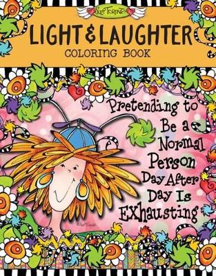 Book cover for Light & Laughter Coloring Book