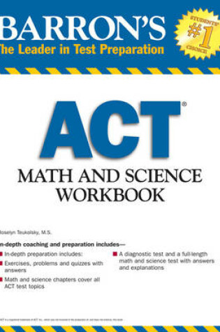 Cover of Math and Science Workbook for the Act