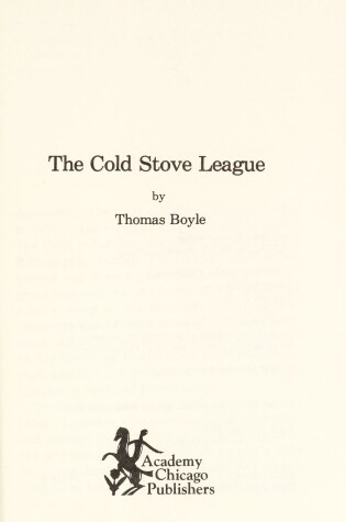 Cover of The Cold Stove League