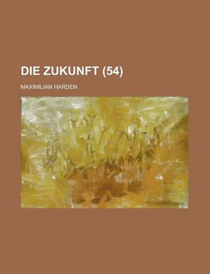 Book cover for Die Zukunft (54 )