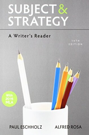 Cover of Subject and Strategy & Launchpad Solo for Readers and Writers (Six-Month Access)Subject and Strategy & Launchpad Solo for Readers and Writers (Six-Month Access)