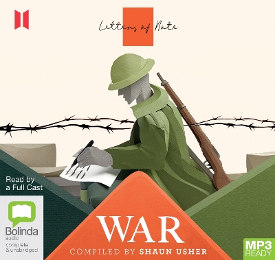 Book cover for Letters of Note: War