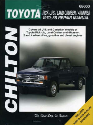 Book cover for Toyota and Pick-up 1984-88 Repair Manual