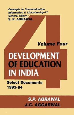 Book cover for Development of Education in India