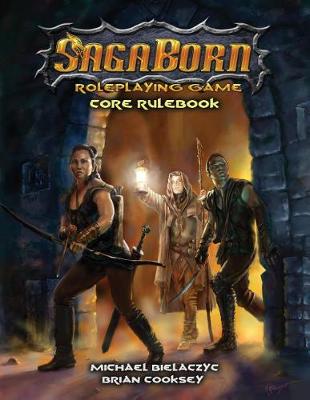 Book cover for SagaBorn Roleplaying Game Softback (ISBN)