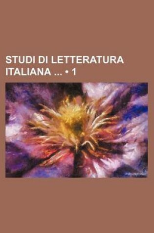 Cover of Studi Di Letteratura Italiana (1)