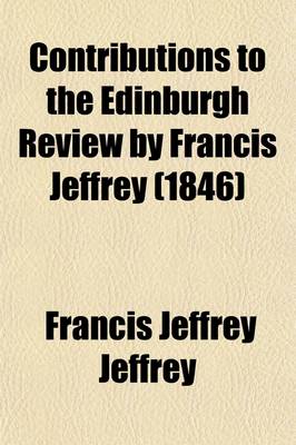 Book cover for Contributions to the Edinburgh Review by Francis Jeffrey Volume 3