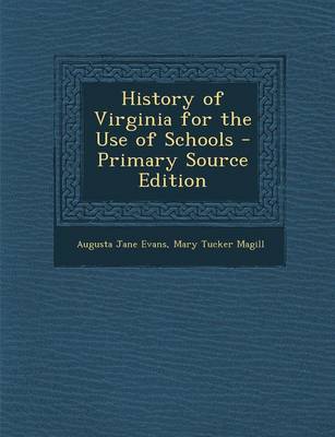 Book cover for History of Virginia for the Use of Schools