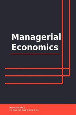 Book cover for Managerial Economics