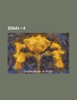 Book cover for Sinai (4)