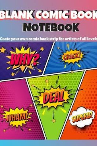 Cover of Blank Comic Book Notebook